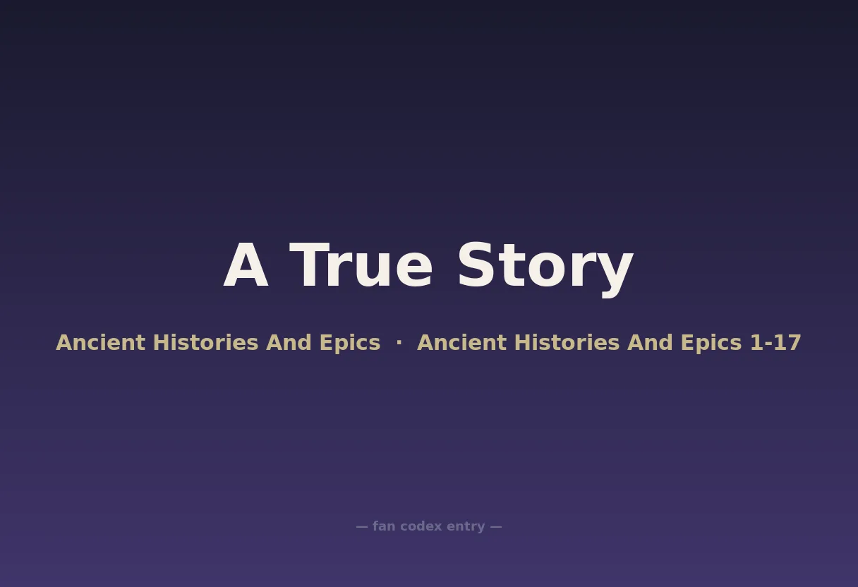 A True Story