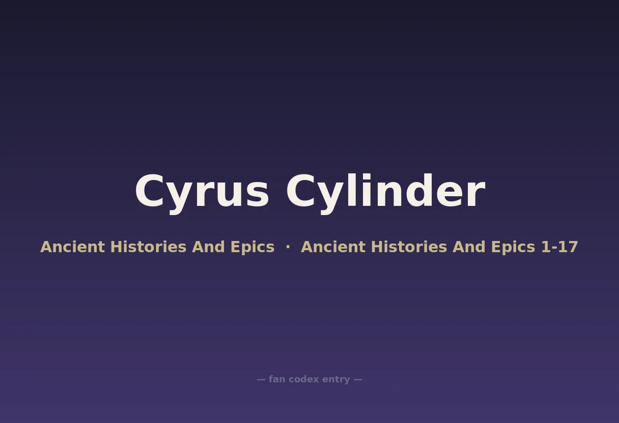 Cyrus Cylinder